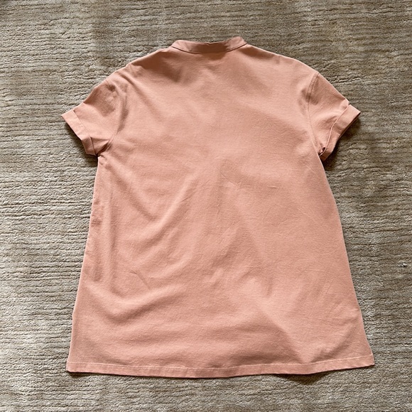 NWOT Brunello Cucinelli Pink Youth Philosophy Embellished Shirt Girls 12+ - Picture 6 of 6